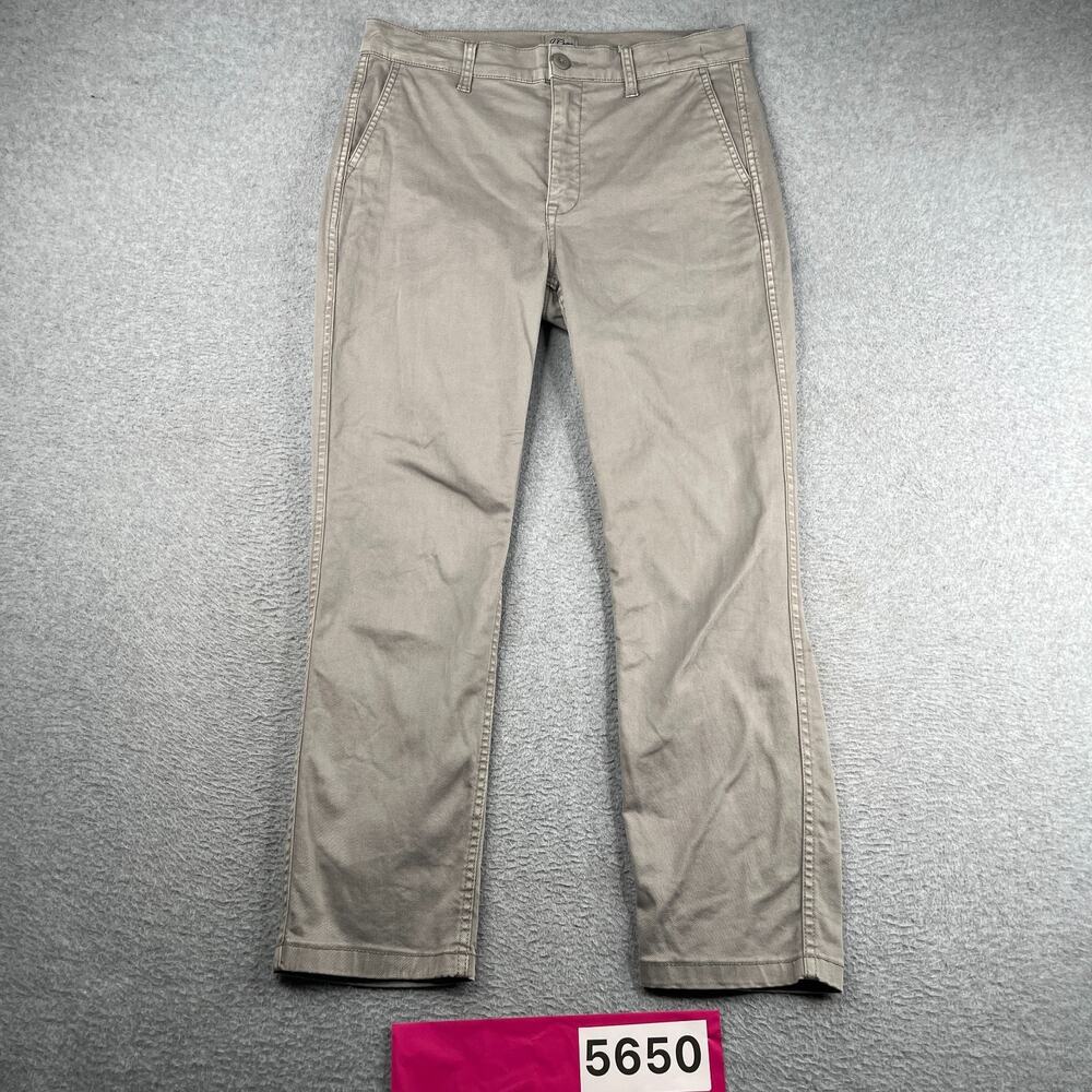 J Crew Chino Pants Womens Size 28 Gray Classic Casual